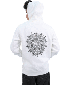 Alternative view of Premium Unisex Hoodie – 300 GSM | 80% Cotton | White