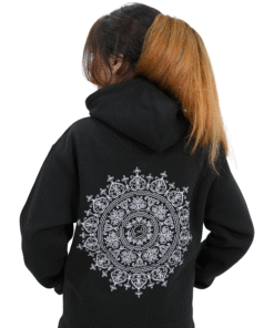 Alternative view of Premium Unisex Hoodie – 300 GSM | 80% Cotton | Black