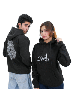Premium Unisex Hoodie 300 GSM | 80% Cotton Combo Light Black